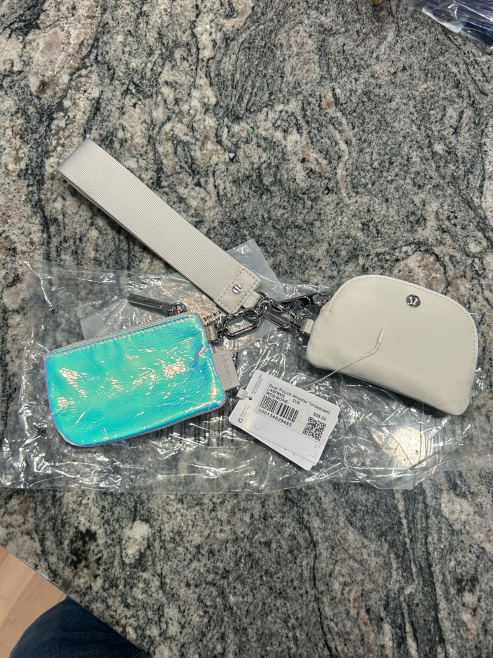 Lululemon dual pouch wristlet